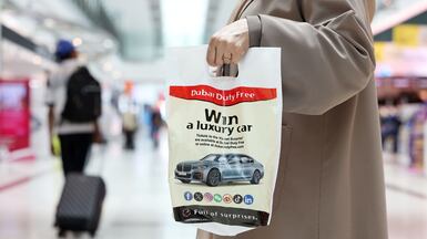 Dubai Duty Free's October sales hit Dh805.6 million, its best month and an eighth record month so far in 2025. Chris Whiteoak / The National