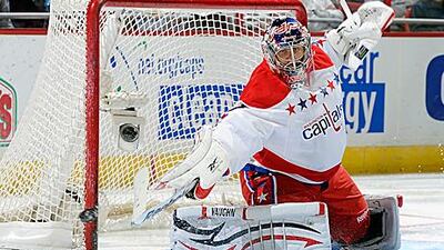 Semyon Varlamov, above, has shared goal with rookies Michael Neuvirth and Braden Holtby.