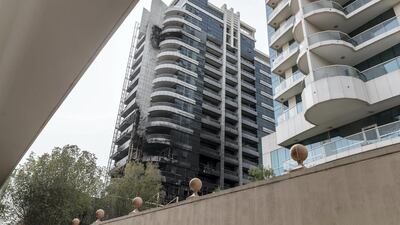 The first five floors appeared to suffer the most damage, though the flames reached the upper floors on the morning of May 13. Antonie Robertson / The National