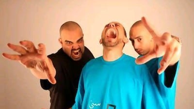 The Egyptian hip-hop group Arabian Knightz. Courtesy Arabian Knightz official website