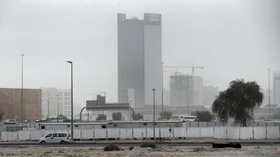 Dusty conditions. Chris Whiteoak / The National