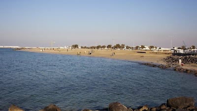 The Corniche in Umm Al Quwain, where a 1.2km walkway opened last year. Anna Nielsen for The National