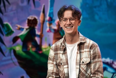 Freddy Charters, senior model designer at Lego, says the World Cup sets were designed to capture football’s movement and iconic moments in brick form. Photo: Lego