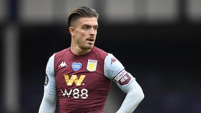 Aston Villa midfielder Jack Grealish. EPA