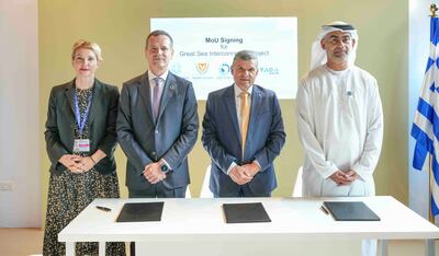 Taqa has signed a memorandum of understanding to explore the possibility of becoming one of the shareholders in a project to develop a 900km high-voltage direct current (HVDC) electricity interconnection between Greece and Cyprus. Photo: Taqa