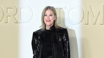 Catherine O'Hara attends the Tom Ford show during New York Fashion Week on February 7, 2020, in Los Angeles. AP
