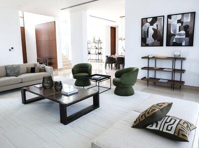 First model show villas at Jubail Island. Victor Besa / The National