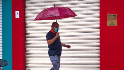 Temperatures were expected to reach a maximum of 26°C in Abu Dhabi. Victor Besa / The National