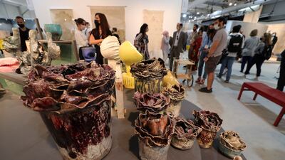 Items at the Beirut Concept Store at Downtown Design, as part of Dubai Design Week