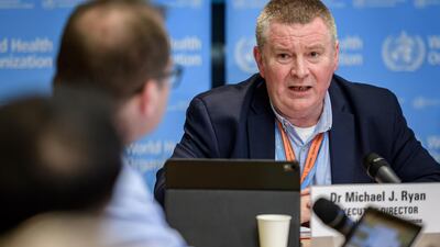 Dr Michael Ryan said greater trust needed to be developed with communities. AFP