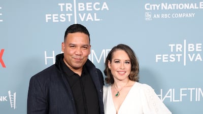 Actors Frank Harts and Shelley Thomas.