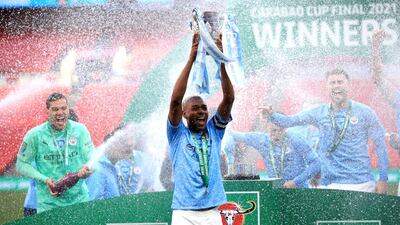 Centre midfield: Fernandinho (Manchester City) – Won a record sixth League Cup after delivering a dominant display in the centre of the Wembley pitch against Tottenham. PA