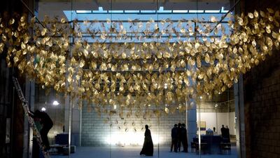 Manal Al Dowayan’s The Tree of Guardians, part of the 21,39 exhibition in Jeddah, Saudi Arabia. Courtesy 21,39