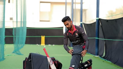 Ansh Tandon ahead of his trip to India to train with IPL franchise Punjab Kings. Chris Whiteoak / The National
