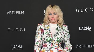 US singer Miley Cyrus has at least three cats. Invision / AP