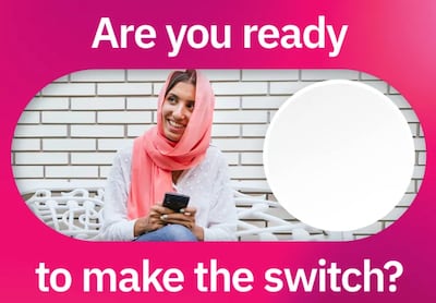 A social media-driven advertising campaign for UpScrolled, which has topped the App Store download charts. Photo: UpScrolled