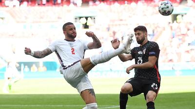 Josko Gvardiol - 6. Settled down after Phil Foden provided an early scare with a strike that rattled the post. The left-back tried to be positive with runs up the left flank but there was little to aim for inside the England box. EPA