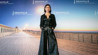 Annabelle Attanasio at a photocall for 'Mickey and the Bear' as part of the 45th Deauville American Film Festival, on September 10, 2019. AFP