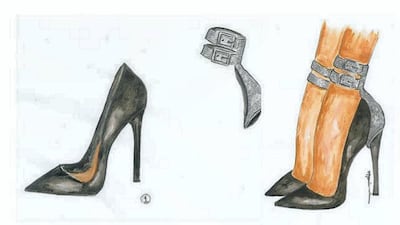 Dalia Darwish's design for Rene Caovilla