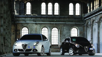 The Alfa Romeo Mito, left, and Giulietta offer little new on the outside, but boast brand new interiors, as seen in the Giuletta below. Courtesy Alfa Romeo