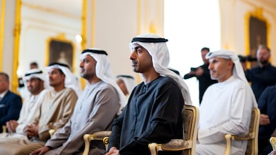 Sheikh Hamdan watches Slovak traditional performers