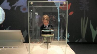 Marcus, seven, was one of 45,000 schoolchildren who visited Louvre Abu Dhabi last year. Chris Whiteoak / The National