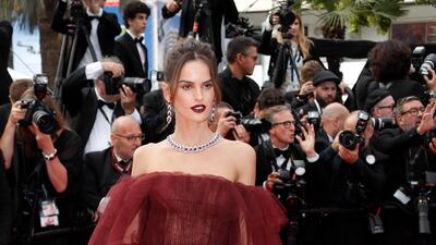 Izabel Goulart attends the screening of 'Oh Mercy!' during the Cannes Film Festival on May 22, 2019. EPA