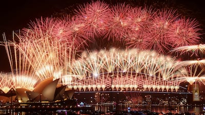 Fireworks explode over Sydney Harbour Bridge to mark the New Year in Australia. Reuters