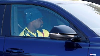 Tottenham Hotspur's Serge Aurier leaves the Tottenham Hotspur training centre after training. Reuters