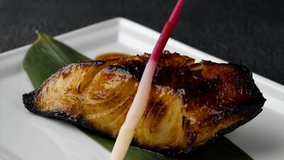 MOOD FOR SEAFOOD: Black cod with yuzu miso, Dh40, Nobu