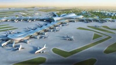 Artists impressions of the new Midfield Terminal.