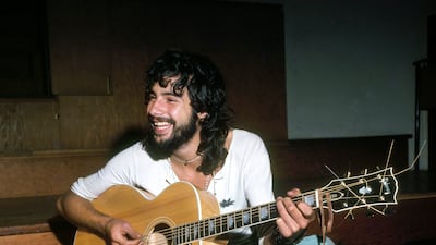 Greek-British singer-songwriter Cat Stevens. Getty Images