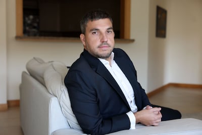 Chris Keeling says he is comfortable investing into higher-risk asset classes since he works in the financial services industry. Chris Whiteoak / The National