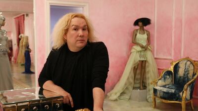 Dubai-based couturier Furne Amato has dressed many celebs including Katy Perry. Pawan Singh / The National.