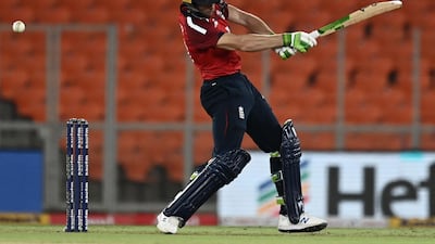England's Jos Buttler cracked an unbeaten 83 off 52 balls, including five fours and four sixes.. AFP