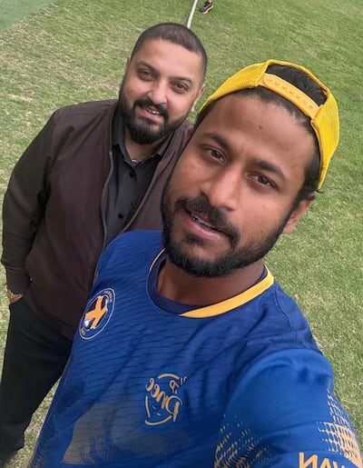 Commentator Mudassir Ali was instrumental in Adeeb Usmani coming to the UAE to play cricket. Photo: Mudassir Ali