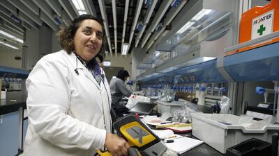 Dr Aisha al Suwaidi, assistant professor at the Petroleum Institute, says a research culture must be developed. Ravindranath K / The National