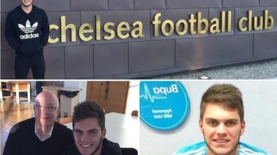The picture Nathan posted to his Instagram account announcing his move to Chelsea. ©Instagram - nathanallan10