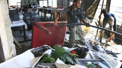 The Nocean restaurant, which serves alcohol, is the latest establishment to be bombed in Tyre. Its owner, Mohammed Safieddine, says the bombers were targeting tourism and had "killed the city".