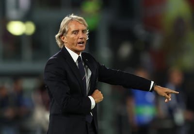 Robert Mancini's second spell as Italy coach ended in defeat. Reuters