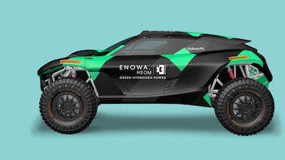 Enowa, part of the $500bn futuristic megacity Neom project, will become active on Extreme E's scientific advisory board. Photo: Enowa