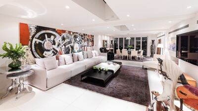 A living area in one of the mansions, which were built in the 1730s