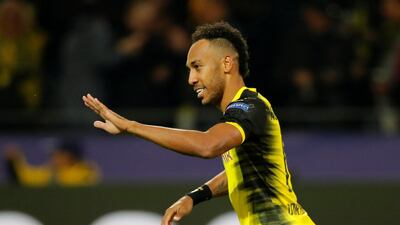 Borussia Dortmund striker Pierre-Emerick Aubameyang has been heavily linked with a move to China by Chinese media. Wolfgang Rattay / Reuters
