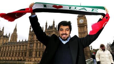 Readers support Emiratis like Khalifa Binhendi who live overseas. Photo: Stephen Lock / The National