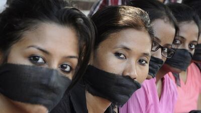 Any crime against a woman is a crime against us all. Photo: Utpal Baruah / Reuters