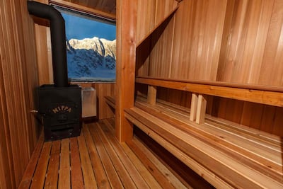 Sheldon Chalet's sauna. Courtesy Jeff Schultz