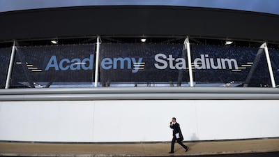 Manchester City's new City Football Academy during its launch in 2014.