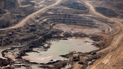 Katanga Mining's copper-cobalt mine in Democratic Republic. Simon Dawson/Bloomberg