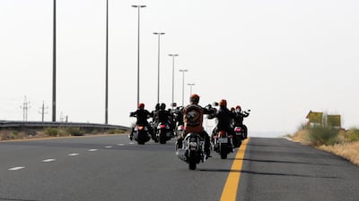 Members say the rides help reduce stress. Pawan Singh / The National