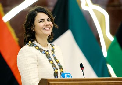 Libyan Foreign Minister Najla Mangoush. AFP